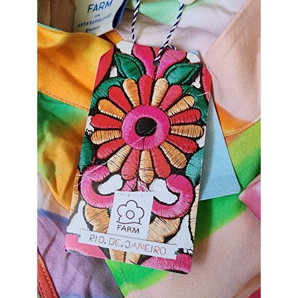 Anthropologie Farm Rio Halter Dress Abstract NWT Size 2X MSRP $230.00 - Picture 12 of 14